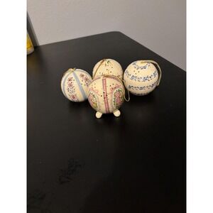 Lot of 4 Vintage Ceramic Pomanders